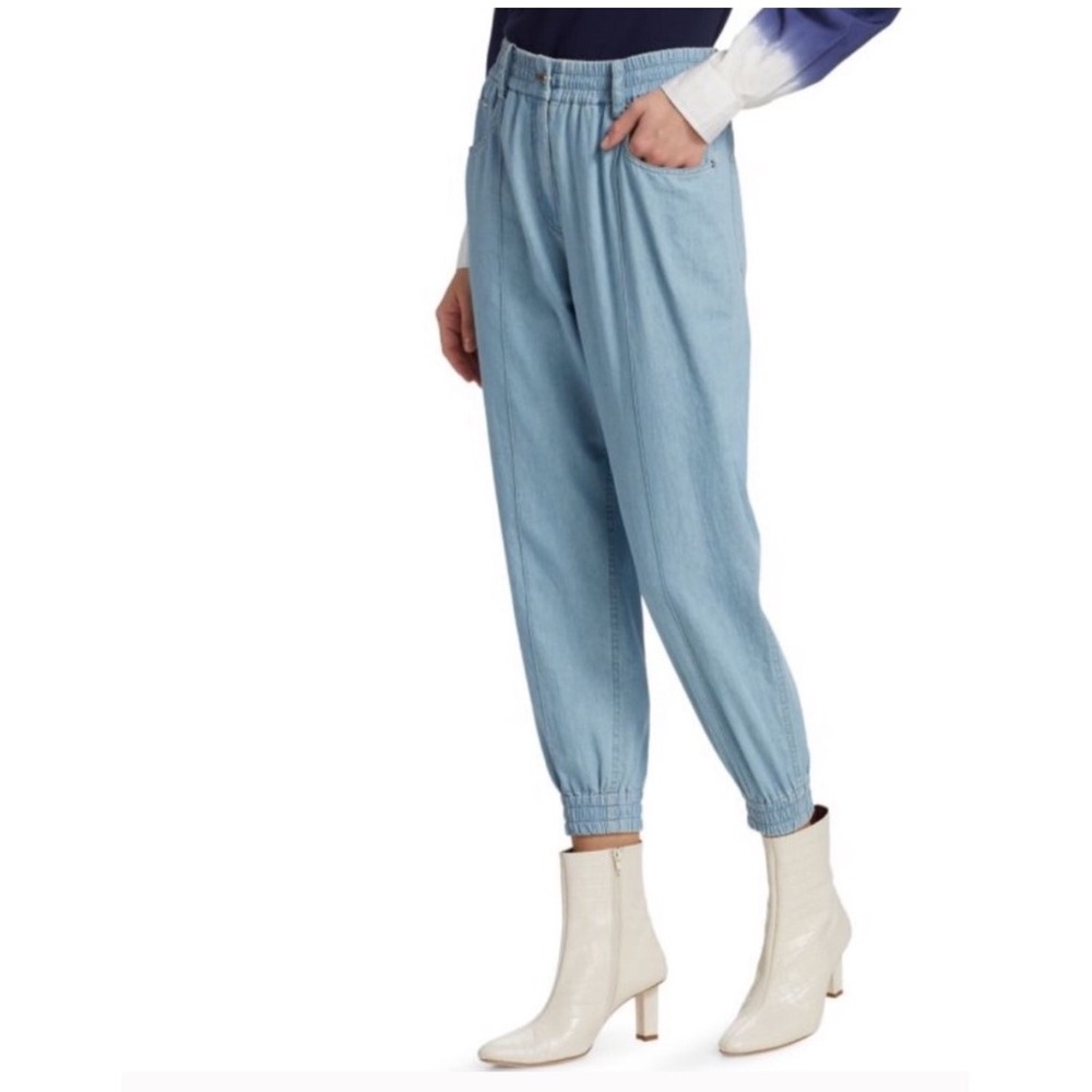 10 Crosby Derek Lam Phoenix
Chambray Joggers Size 10